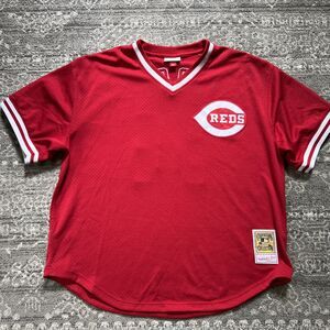 Mitchell & Ness Cooperstown Collection Pete Rose Cincinnati Reds Jersey 2XL MLB